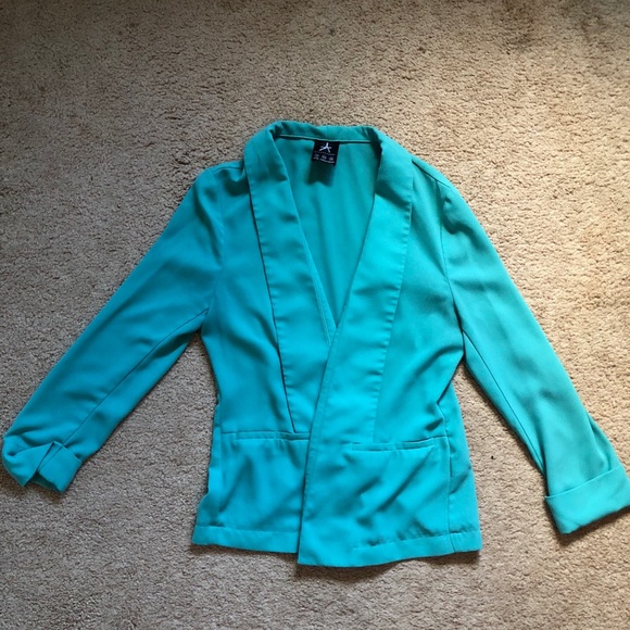 Turquoise Blazer - Picture 3 of 3
